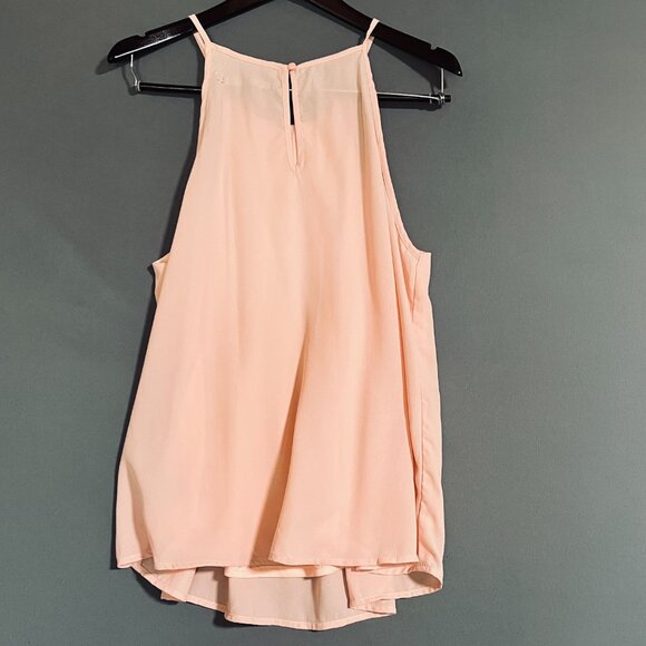 Foreign Exchange Pink Pleated Camisole Women's Medium - Picture 5 of 6